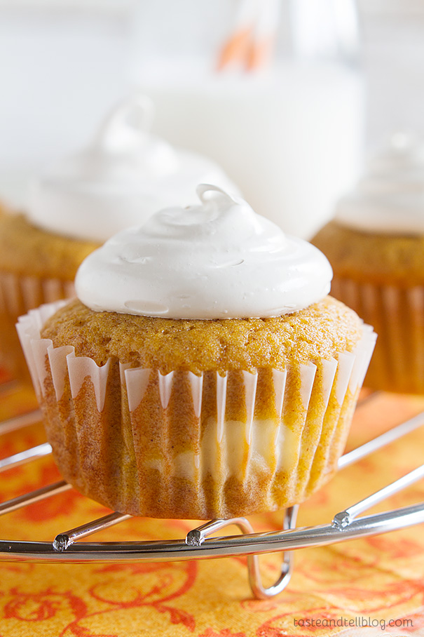 Pumpkin Cheesecake Cupcakes