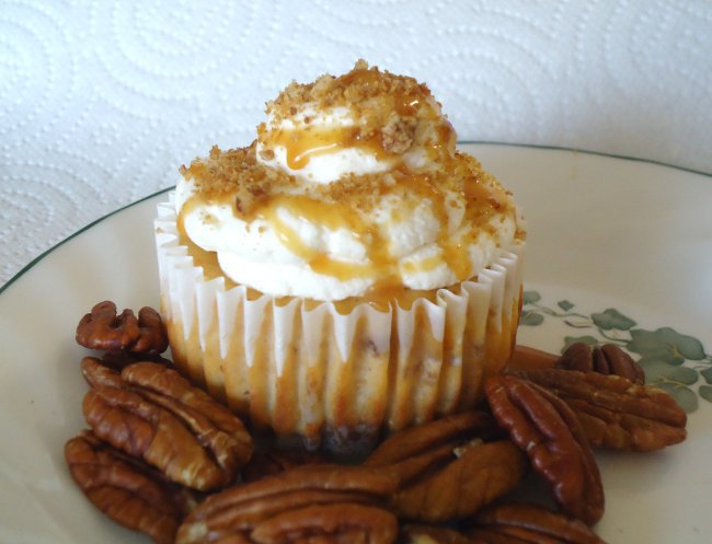 Pumpkin Cheesecake Cupcakes