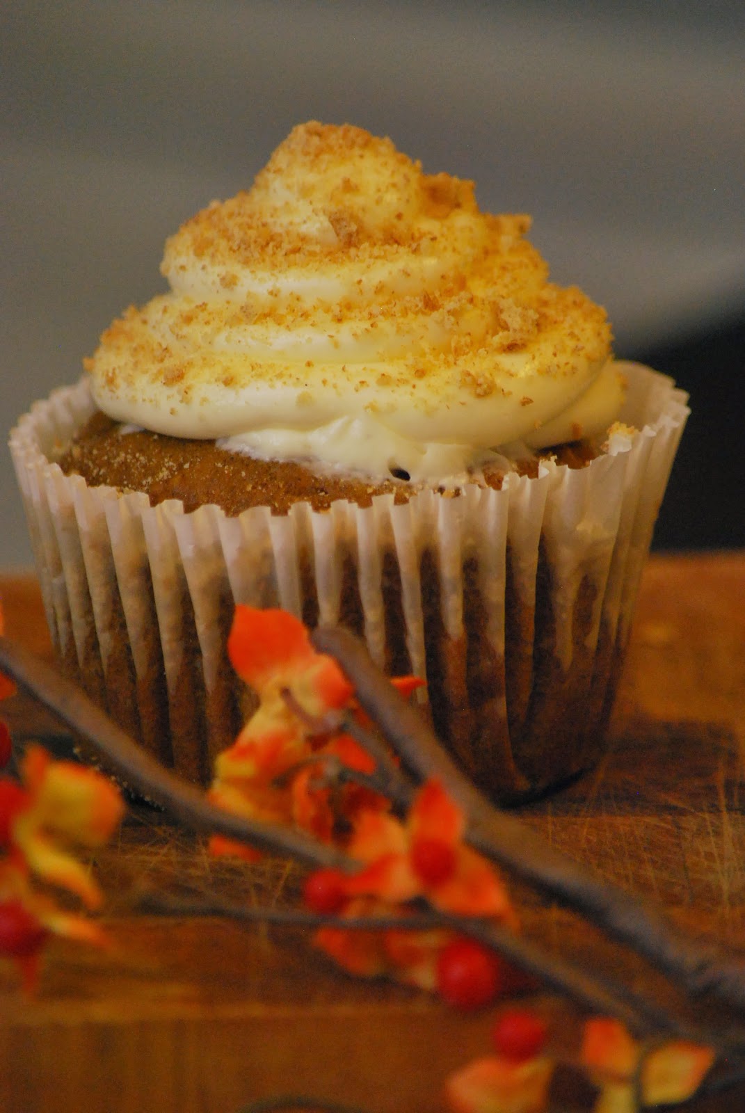 Pumpkin Cheesecake Cupcakes