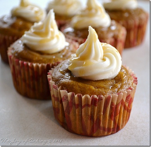 Pumpkin Spice Cupcakes with Buttercream Icing