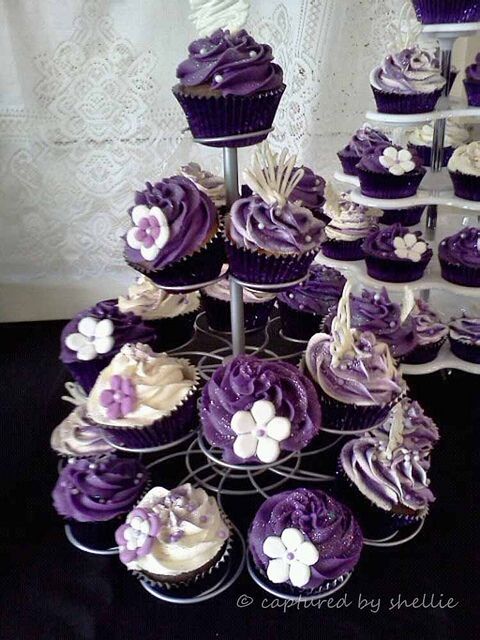 Purple Cupcake Ideas Purple Cupcake Ideas