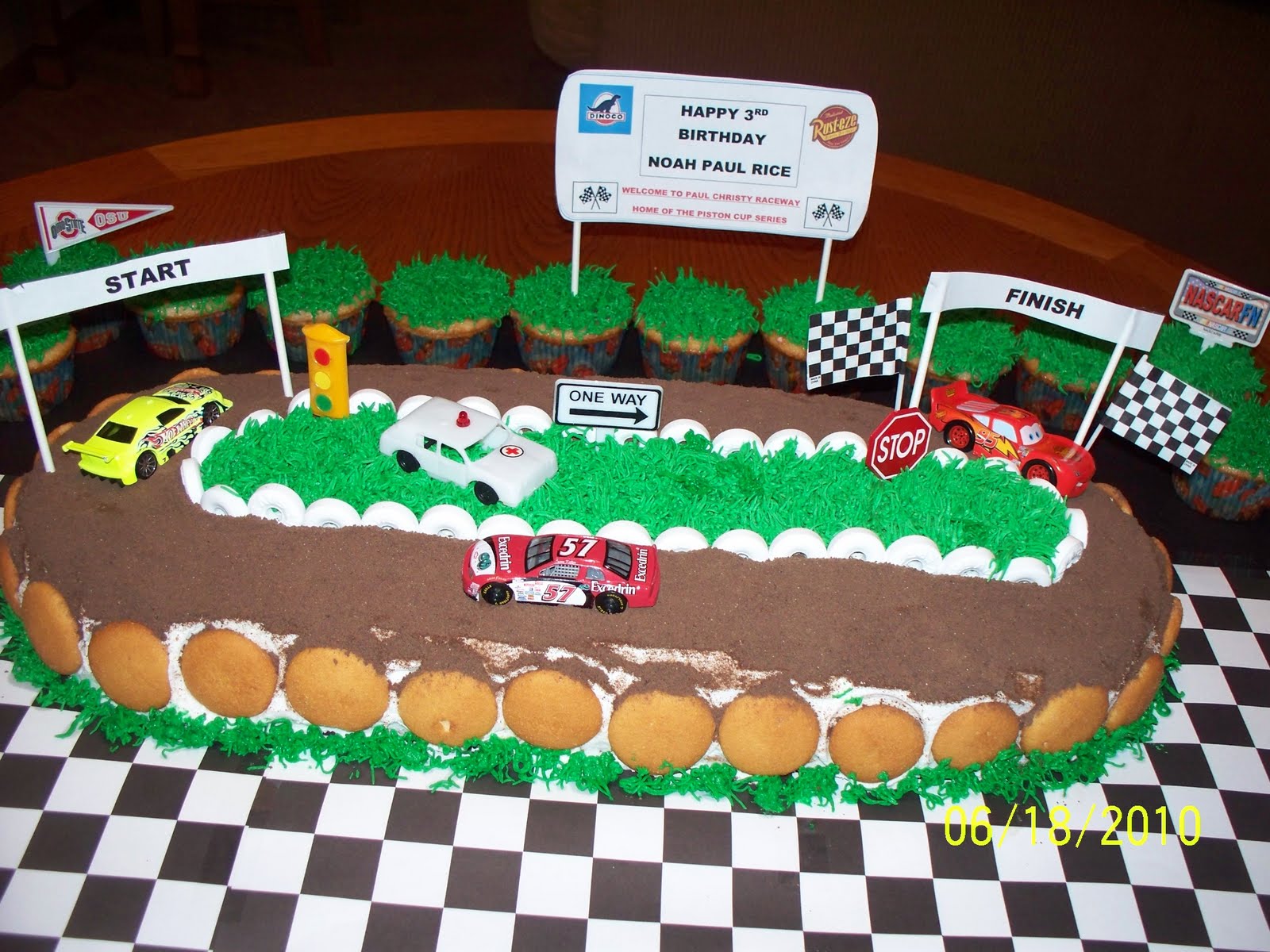 Race Track Birthday Cake Ideas