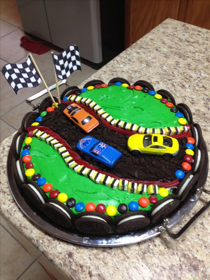 Race Track Birthday Cake Race Track Birthday Cake