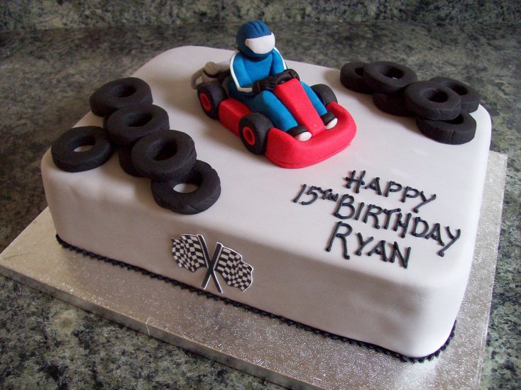 Racing Car Birthday Cake