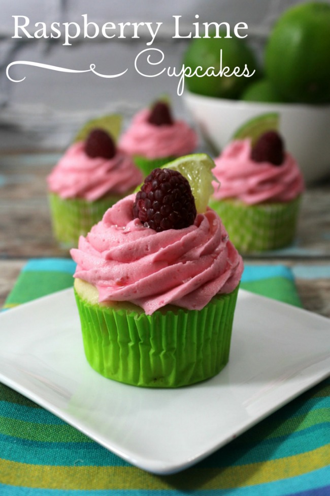 Raspberry Lime Cupcakes Recipe