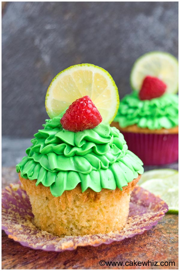 Raspberry Lime Cupcakes