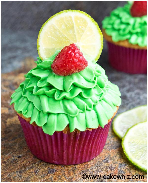 Raspberry Lime Cupcakes