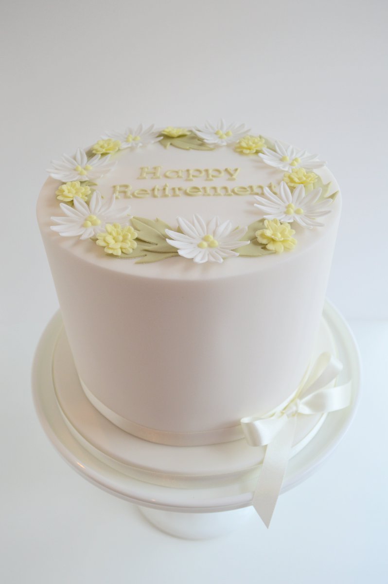 Retirement Cake Flowers