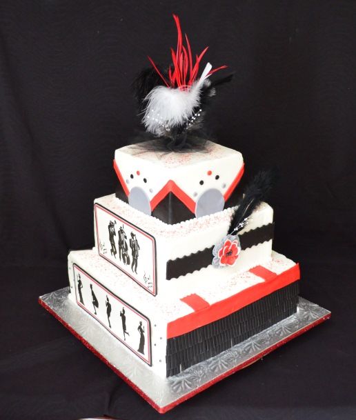 Roaring 20s Birthday Cake Roaring 20s Birthday Cake