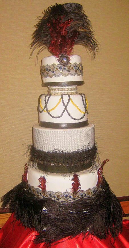 Roaring 20s Wedding Cake