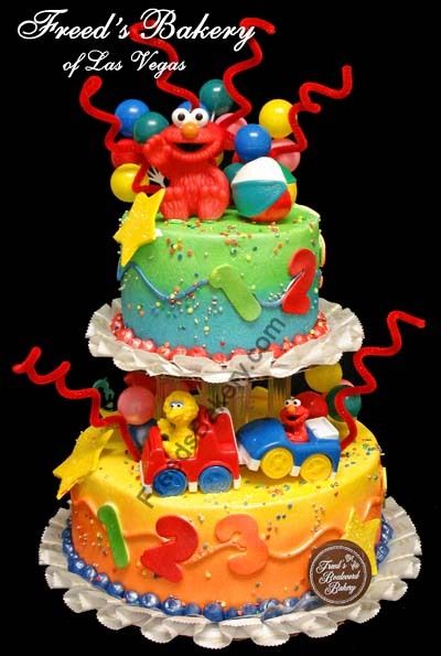 Sesame Street Birthday Cake