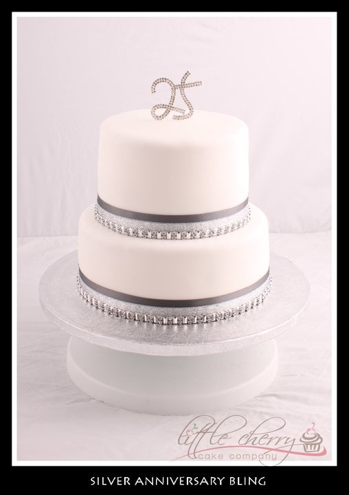 Silver Anniversary Cake Ideas Silver Anniversary Cake Ideas