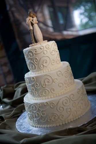 Simple Wedding Cake