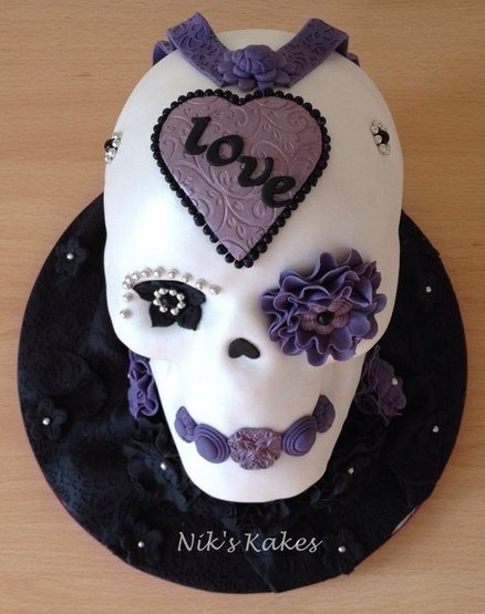 Sugar Skull Cake