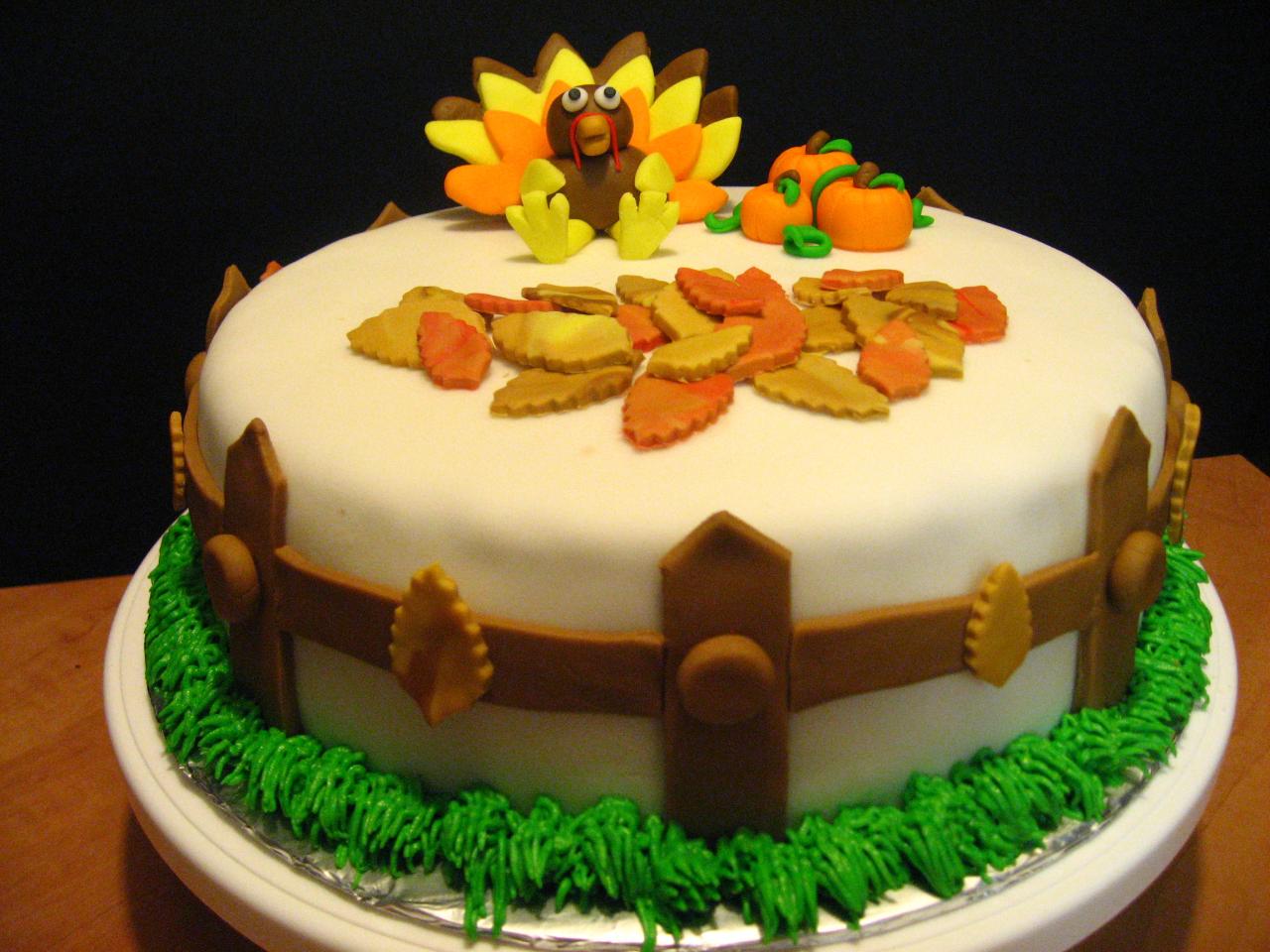 9 Photos of Thanksgiving Fondant Cakes Ideas 9 Photos of Thanksgiving Fondant Cakes Ideas