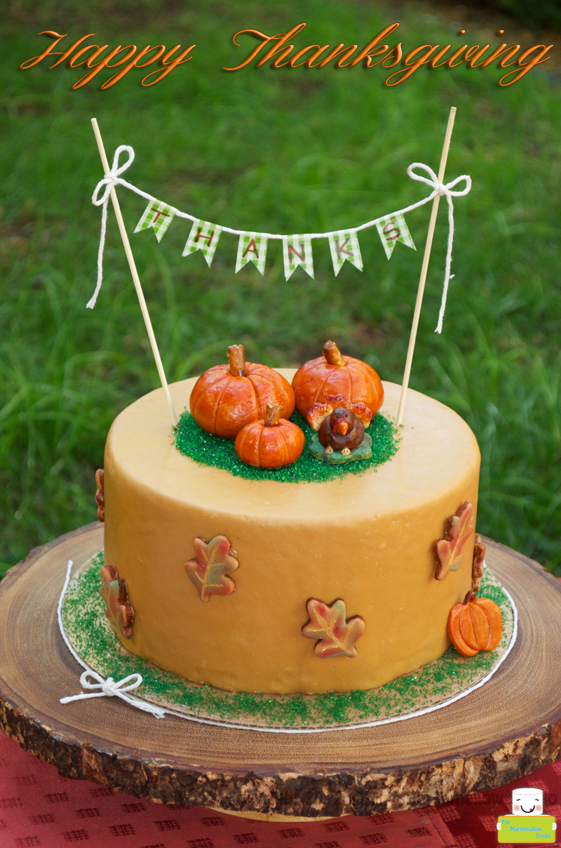 Thanksgiving Fondant Cake Ideas