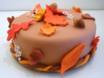 Thanksgiving Fondant Cake Ideas