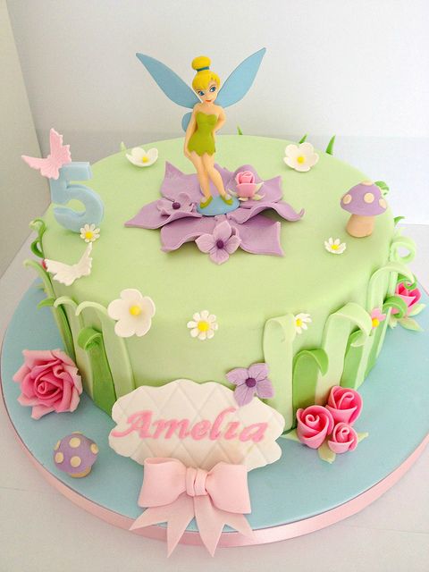 Tinkerbell Birthday Cake