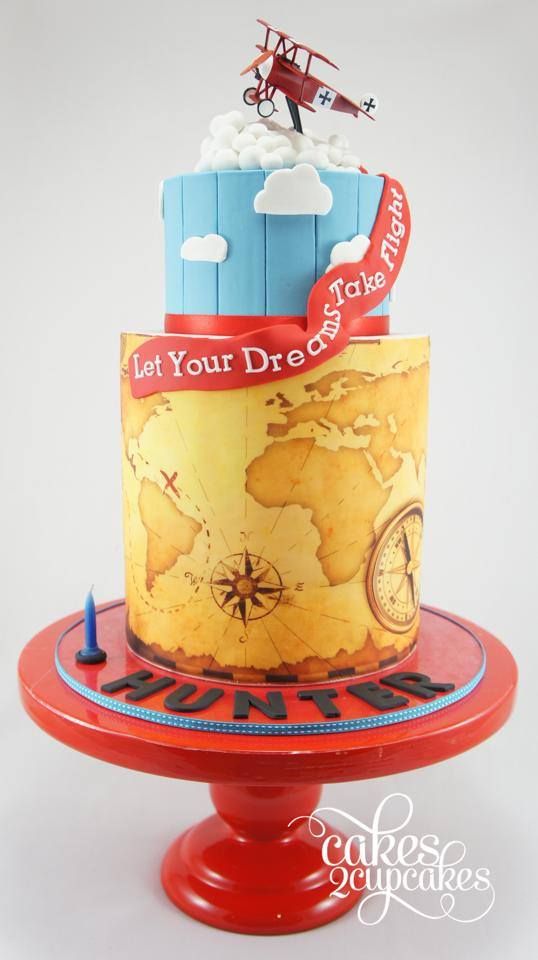 Travel Themed Birthday Cake