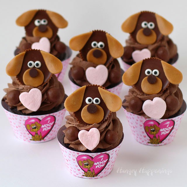 Valentine Puppy Dog Cupcakes Valentine Puppy Dog Cupcakes