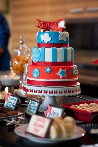 Vintage Airplane Birthday Cake Vintage Airplane Birthday Cake