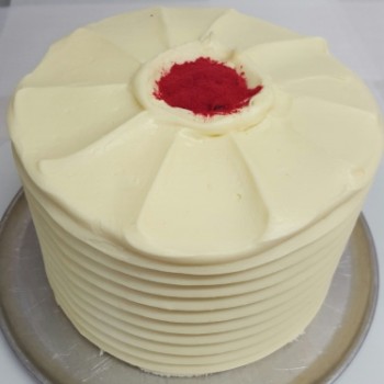 White Chocolate Raspberry Cake