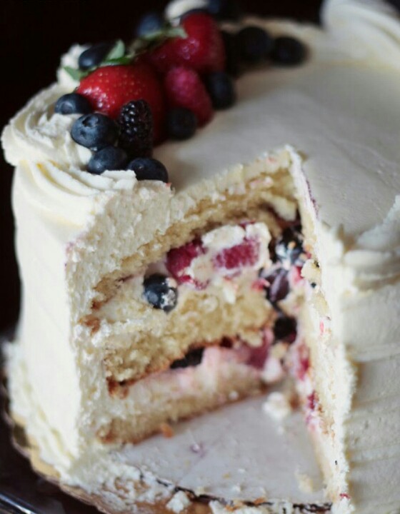 Whole Foods Berry Chantilly Cake
