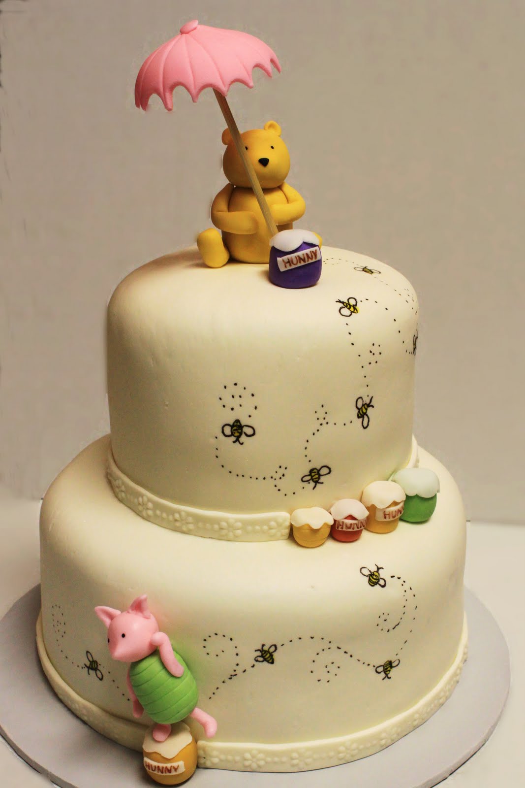 Winnie the Pooh Shower Cake