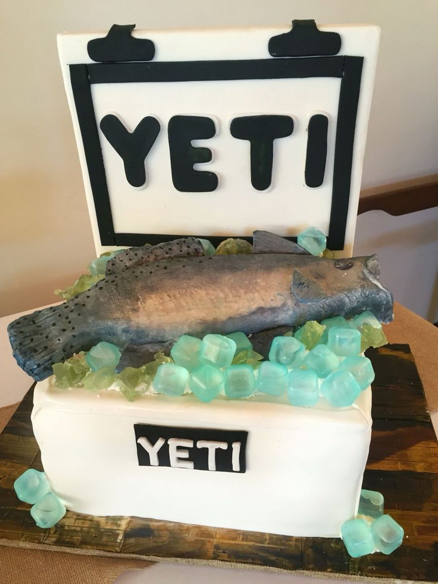 Yeti Cooler Grooms Cake