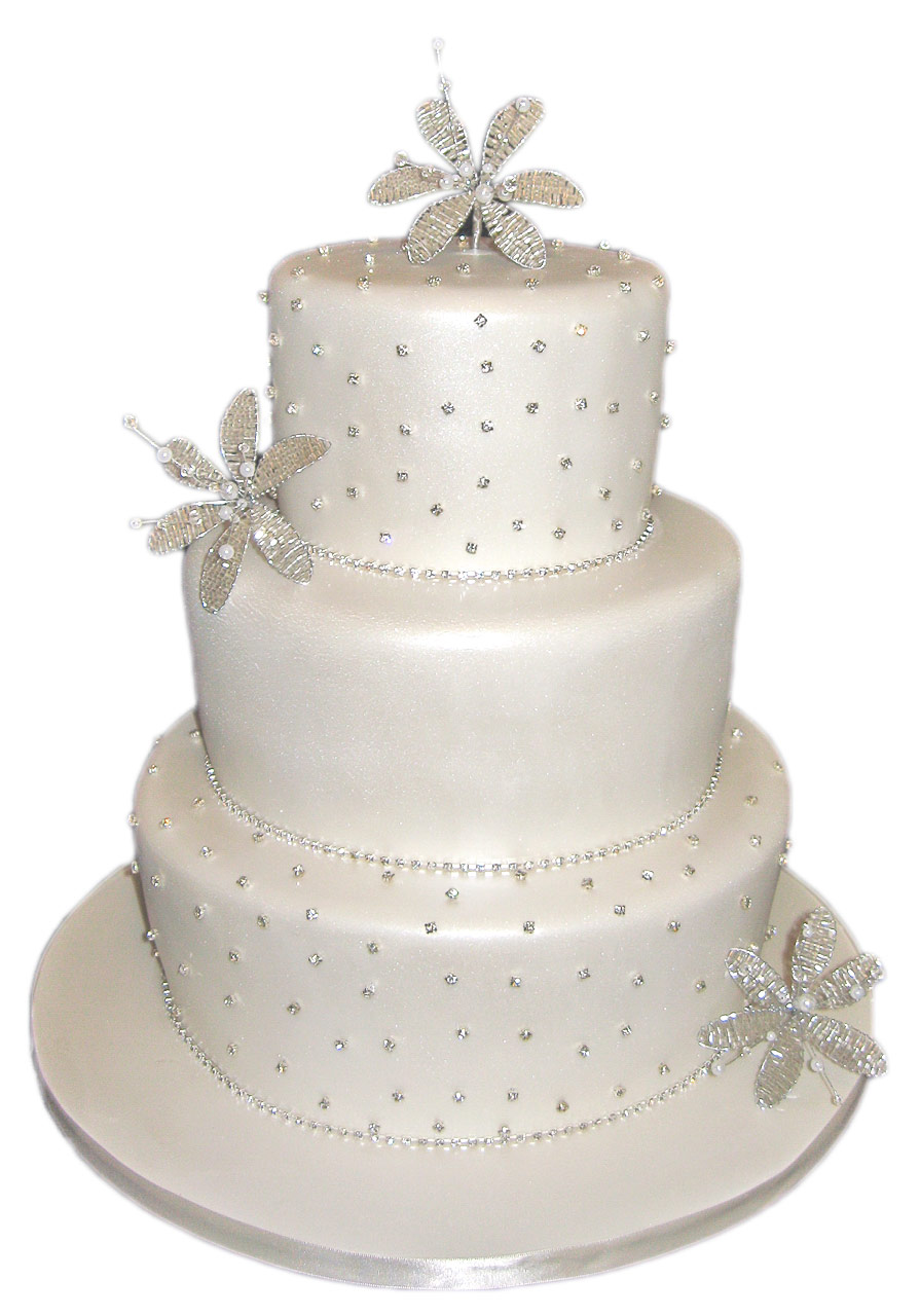 3 Tier Wedding Cake