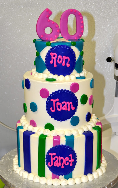 60th Birthday Party Cake
