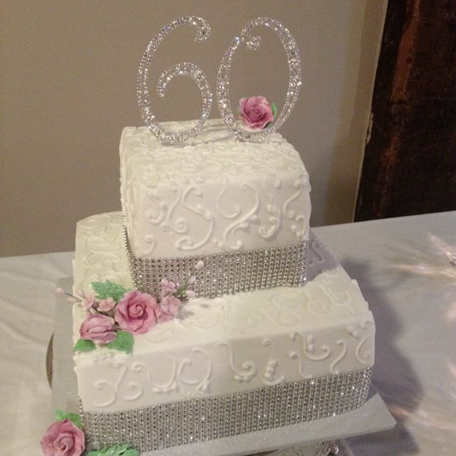 60th Wedding Anniversary Cake Ideas