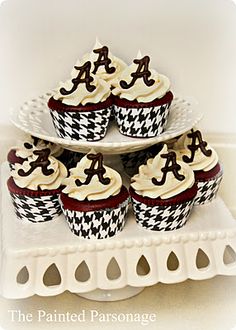 Alabama Crimson Tide Cupcakes
