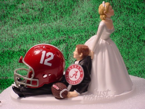 Alabama Crimson Tide Wedding Cakes