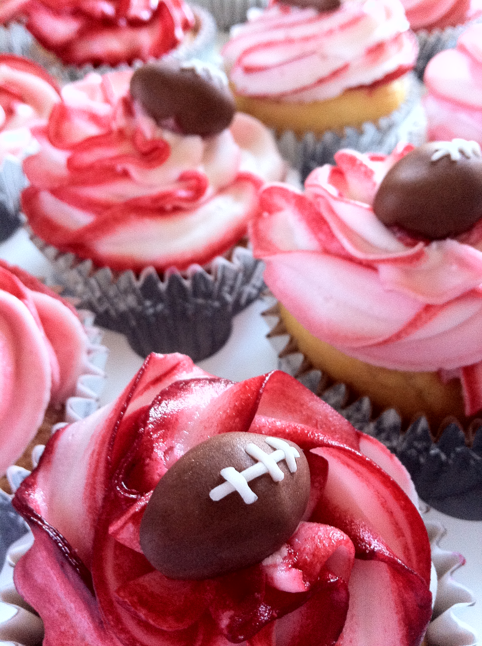 Alabama Football Cupcakes