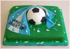 Argentina Soccer Cake
