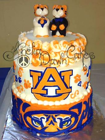 Auburn Wedding Cake