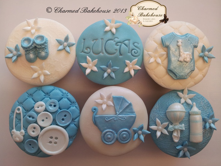 Baby Boy Shower Cupcake Cakes