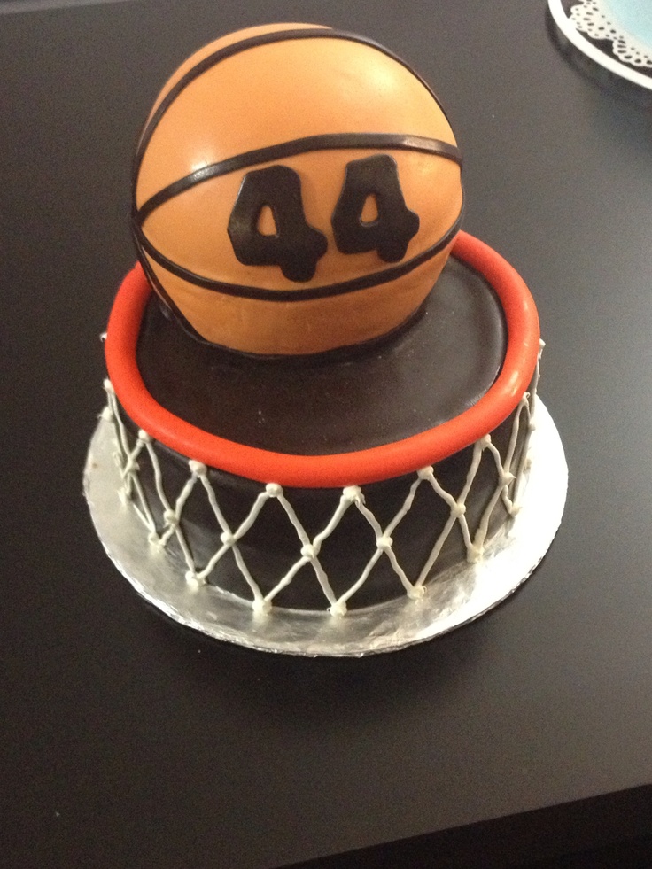 Basketball Fondant Cake Basketball Fondant Cake