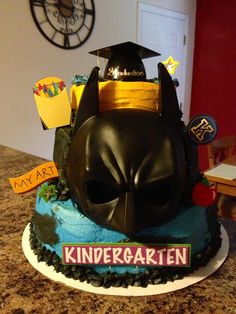Batman Graduation Cake