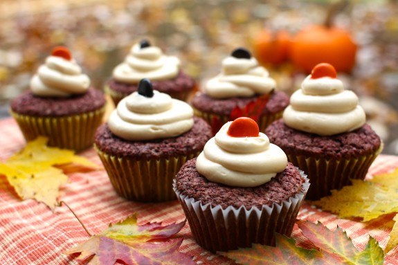 Beet Cupcakes with Cream Cheese Frosting