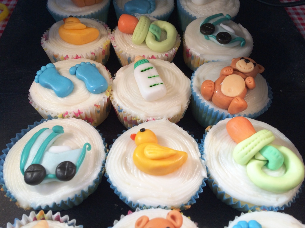Blue Baby Shower Cupcake Ideas
