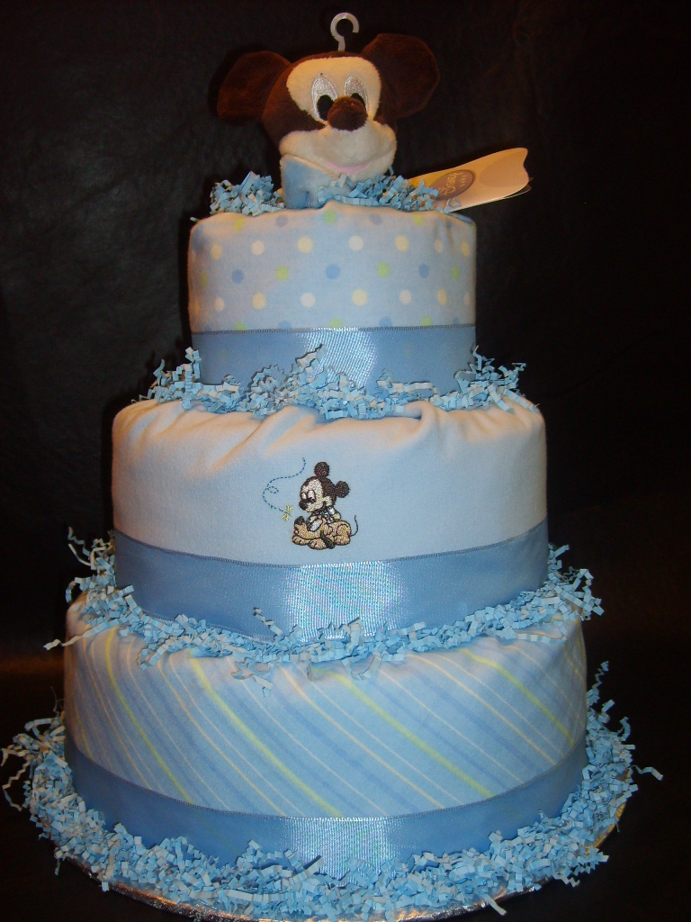 Boy Baby Shower Diaper Cake