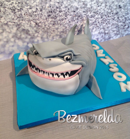 Bruce Shark Birthday Cake