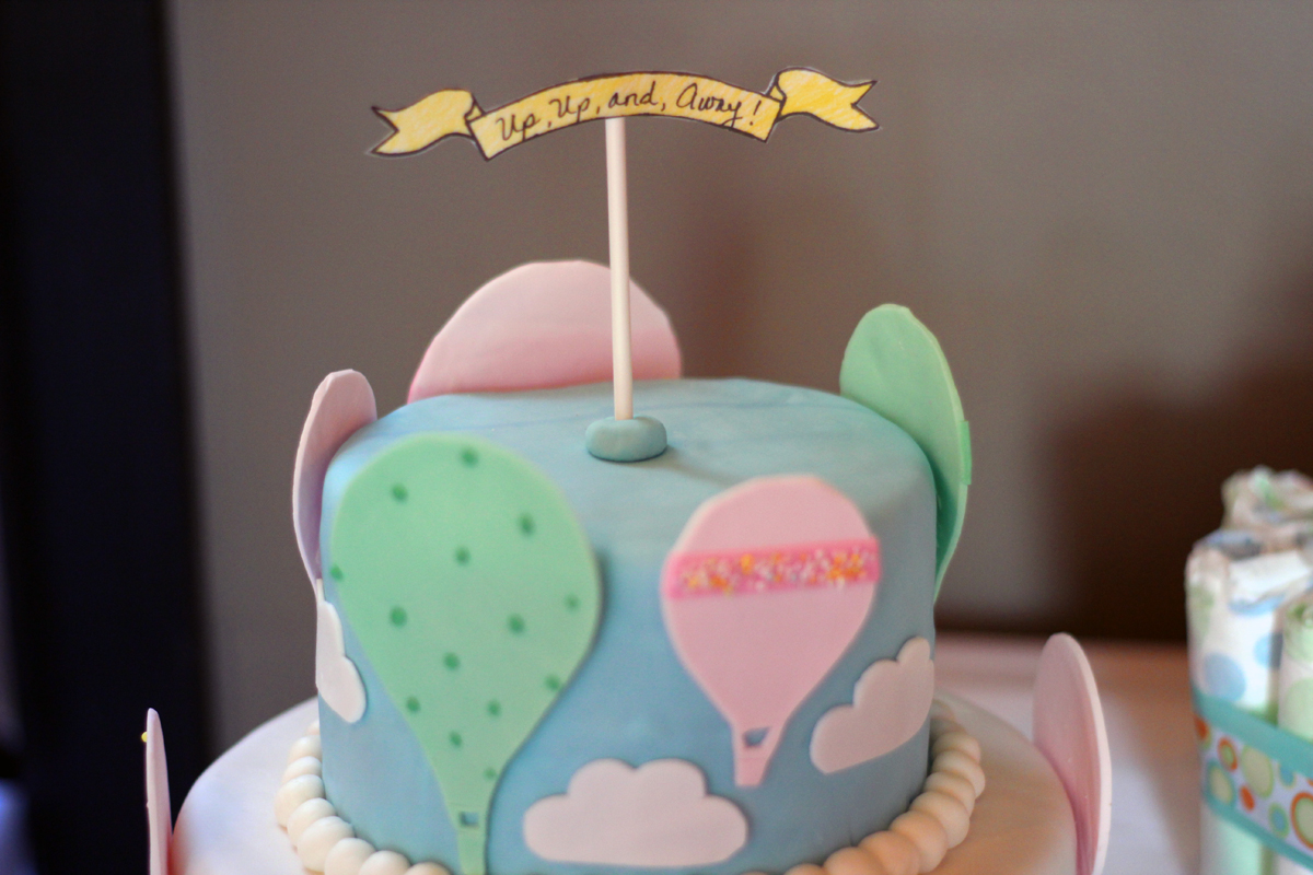 Carnival Baby Shower Cake