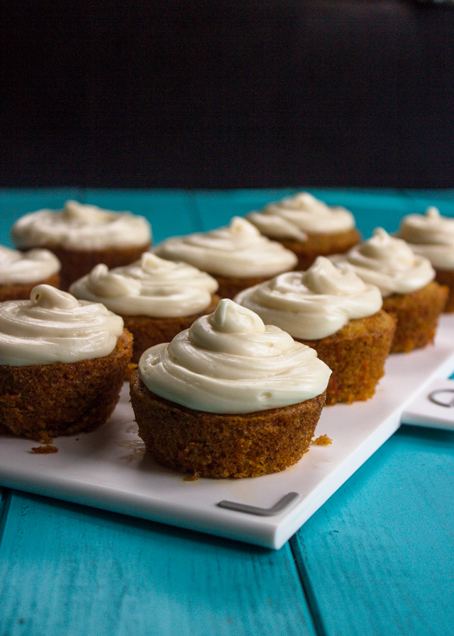 Carrot Cupcakes with Cream Cheese Frosting