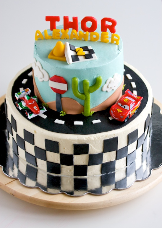 Cars Birthday Cake Decorations
