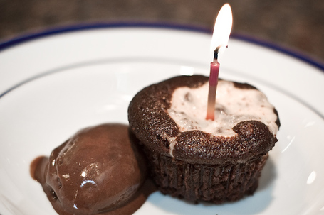 Chocolate Cupcakes with Cream Cheese Filling