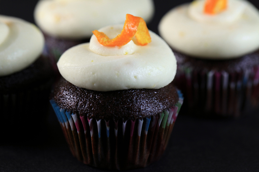 Chocolate Cupcakes with Cream Cheese Frosting