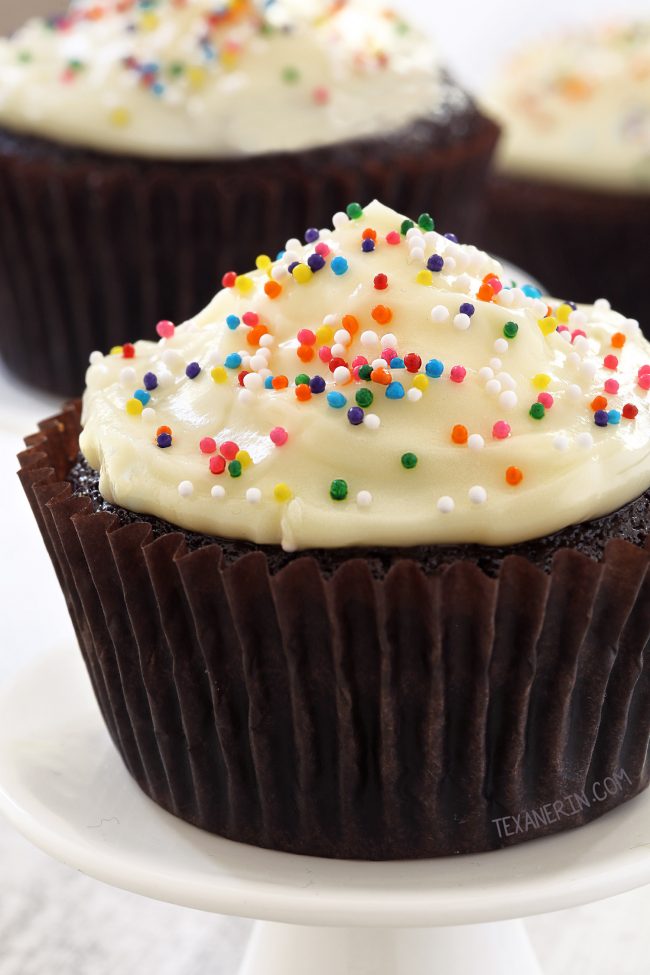 Chocolate Cupcakes with Whole Wheat Flour